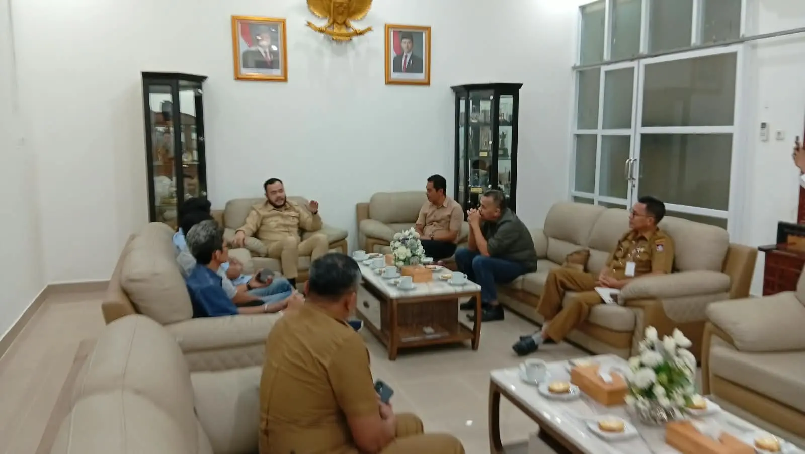 Walikota Padang, Fadly Amran Jamu Ketua PWi Sumbar, Widya Navies di Rumah Dinas
